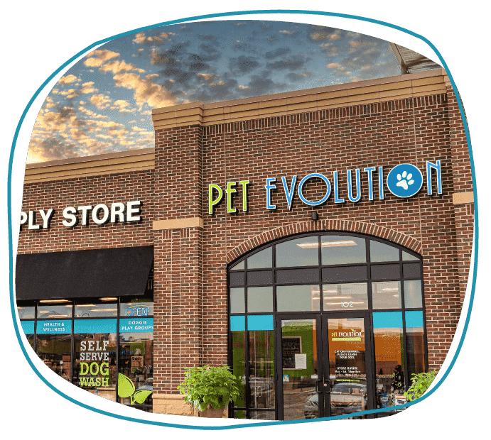 Storefront of a Pet Evolution Location